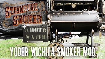 Steampunk Yoder Wichita Smoker Offset - Awesome offset smoker mods