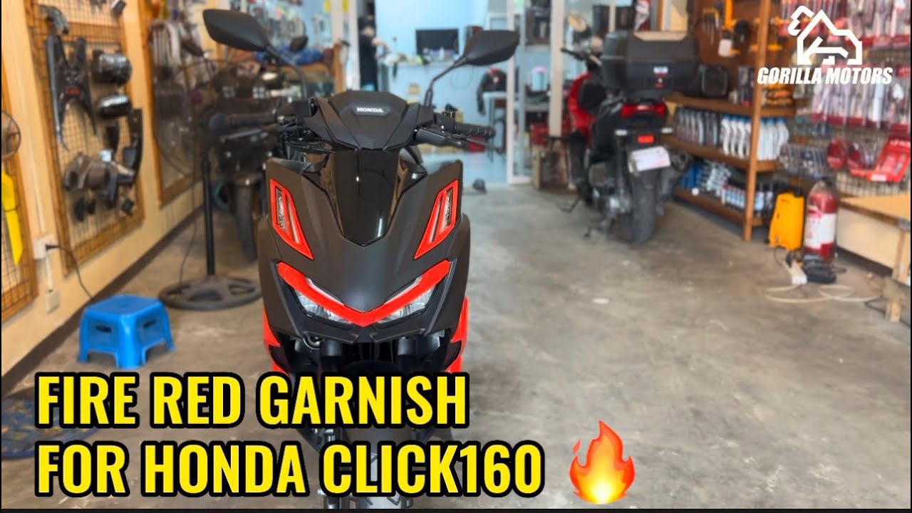 Honda Click160 Accessories Installation : EP23 - YouTube