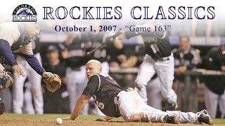 Rockies Classics - Game 163 (October 1, 2007)