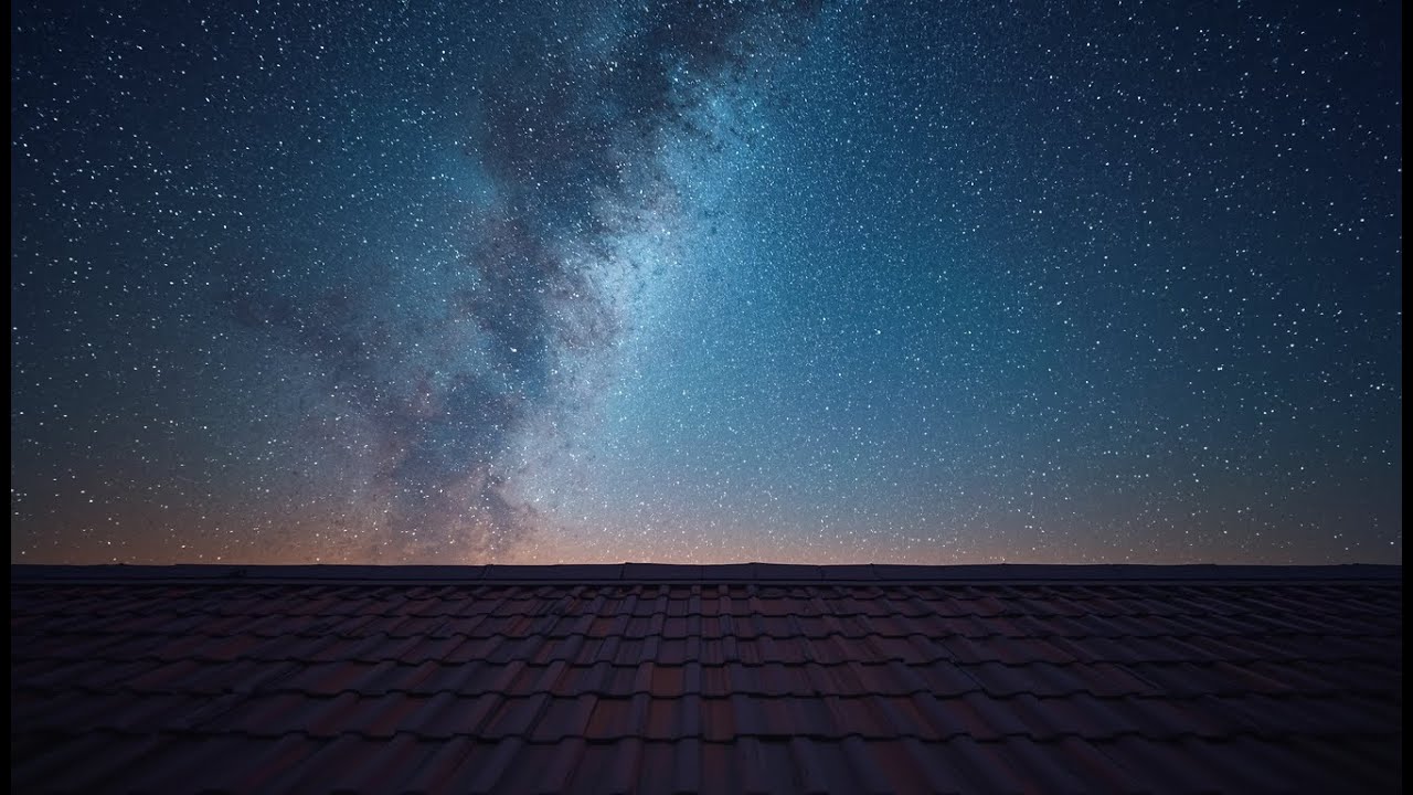 Midnight Rooftop Breeze Against Distant Lights. | Lofi Chill / Ambient (1 Hour)