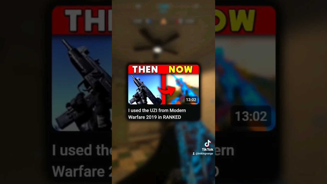 I Used The Uzi From Modern Warfare 2019