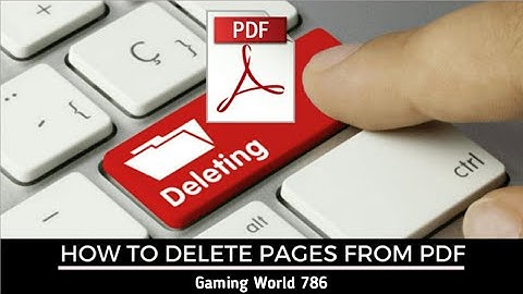 How to Remove or Delete Pages from a Pdf File Offline Using your Android...
