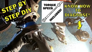 2005-2009 Buick Lacrosse Front Hub Bearing Replacement