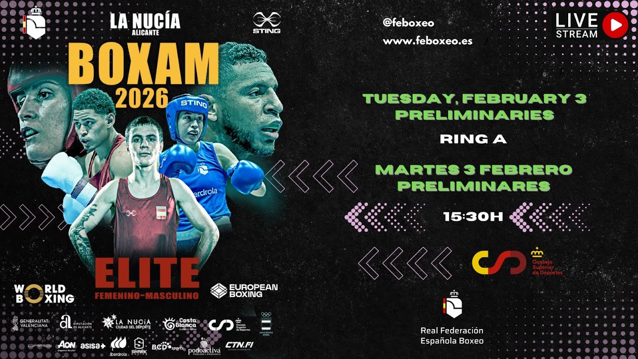 LA NUCÍA VUELVE A SER REFERENTE INTERNACIONAL CON EL TORNEO INTERNACIONAL BOXAM ÉLITE 2026