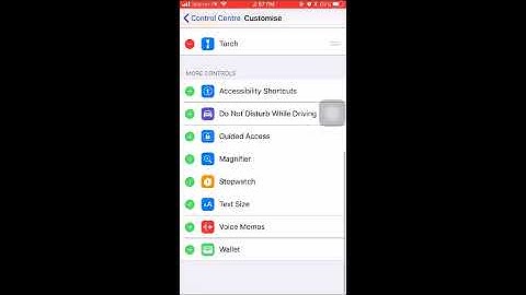 How to record video and edit control center ios 11