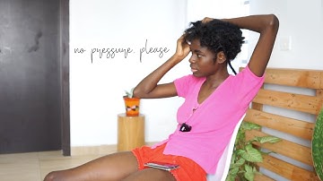 no pressure, please.