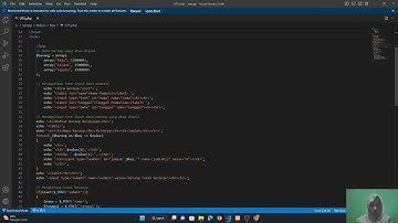 Menghitung total belanja pada warung atau minimarket menggunakan PHP