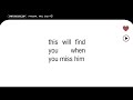 you still think about him, right? • we go-6 (위고식스)