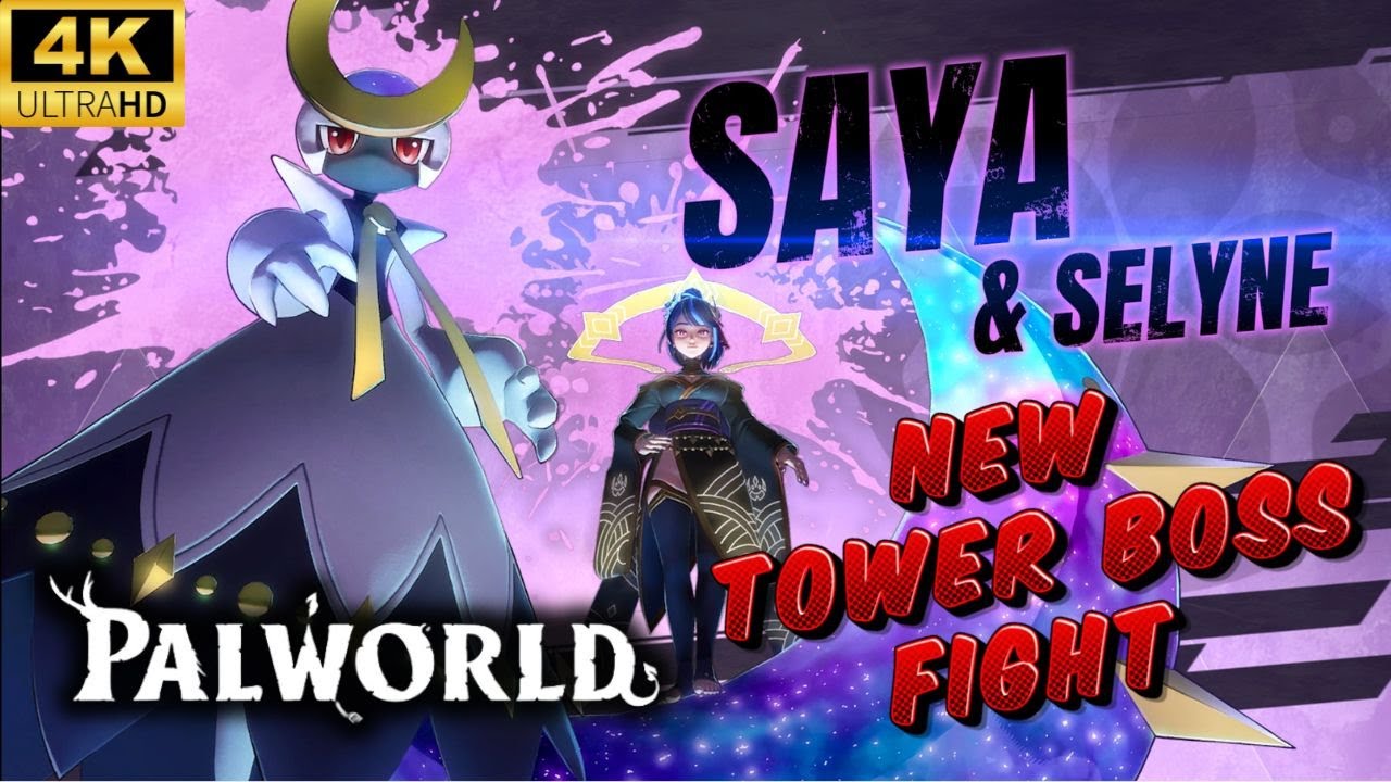 Palworld new TOWER BOSS Fight..! SAYA & SELYNE vs BELLANOIR #palworld # ...