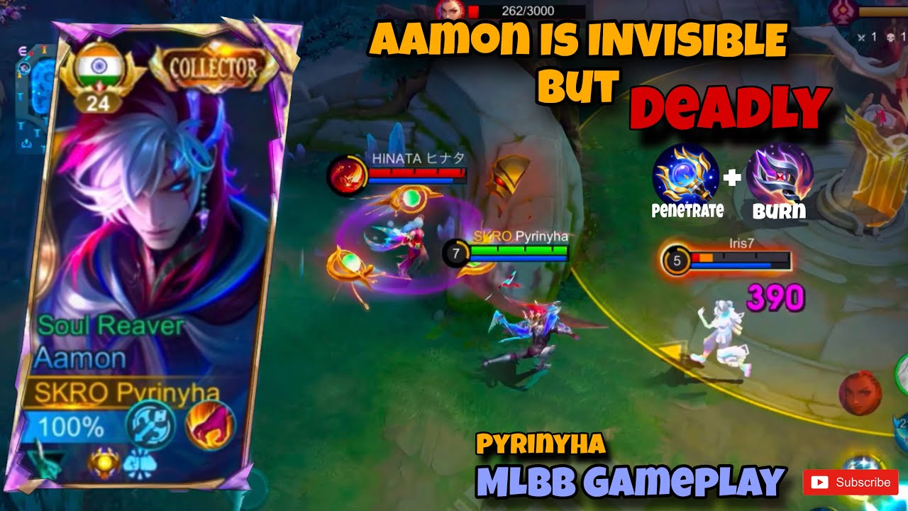 Amon Is INVISIBLE But DEADLY 😈 | MLBB Gameplay - YouTube