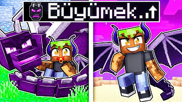 Minecraft ama EJDERHA OLUYORUM