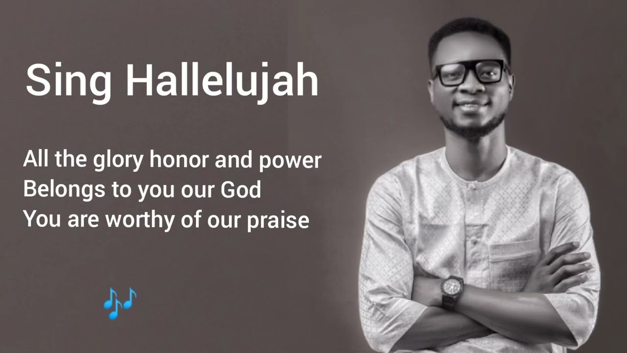 Sing hallelujah lyrics video - Kenneth Peters