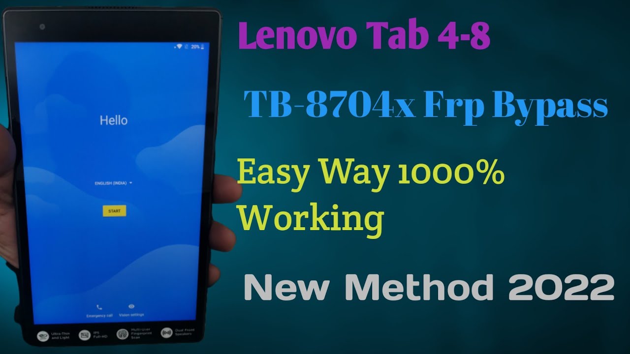 How To Lenovo TB-8704x Frp Bypass 2022 New Method - YouTube