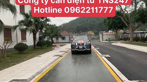 Lắp đặt trạm cân ô tô điện tử 80 tấn 18m tại Mê Linh - Hà Nội