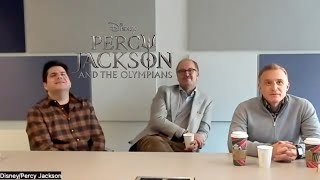 Percy Jackson and the Olympians interview director James Bobin & showrunners Jon Steinberg/Dan Shotz