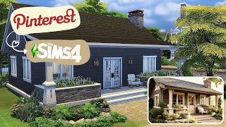 🏡 HOME FOR ONE 🏡 | FROM PINTEREST TO THE SIMS 4 | SPEED BUILD | No CC