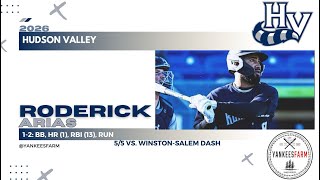 Roderick Arias Vs. Winston-Salem Dash 5/5/26