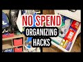 REALISTIC HOUSEHOLD ORGANIZING HACKS // BUDGET FRIENDLY TIPS