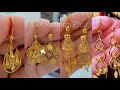 21k Dubai Gold Earring Designs with Price @TheFashionPlus