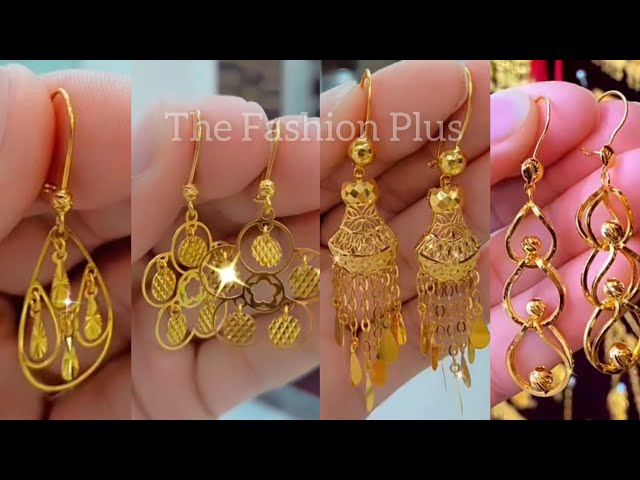 Delighful Gold Earrings For Women BY Lagu Bandhu - Lagu Bandhu