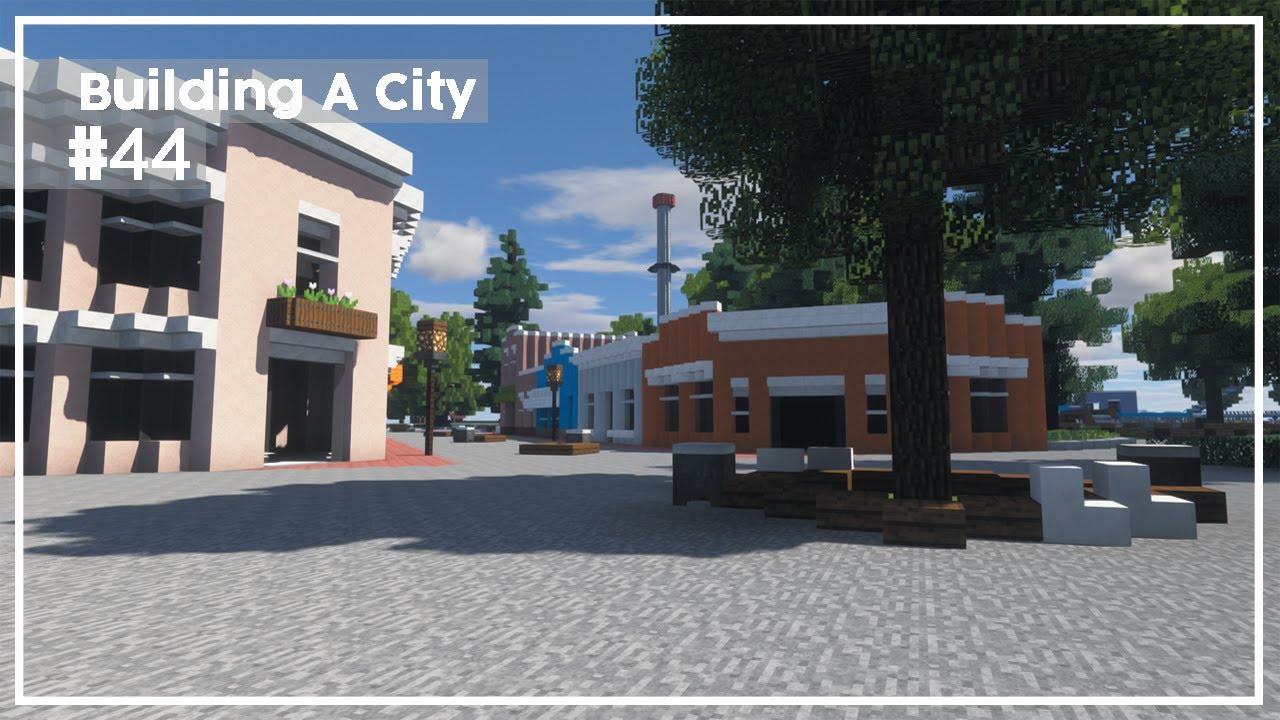 Building A City #44 // Theme Park (Part 2) // Minecraft Timelapse - YouTube