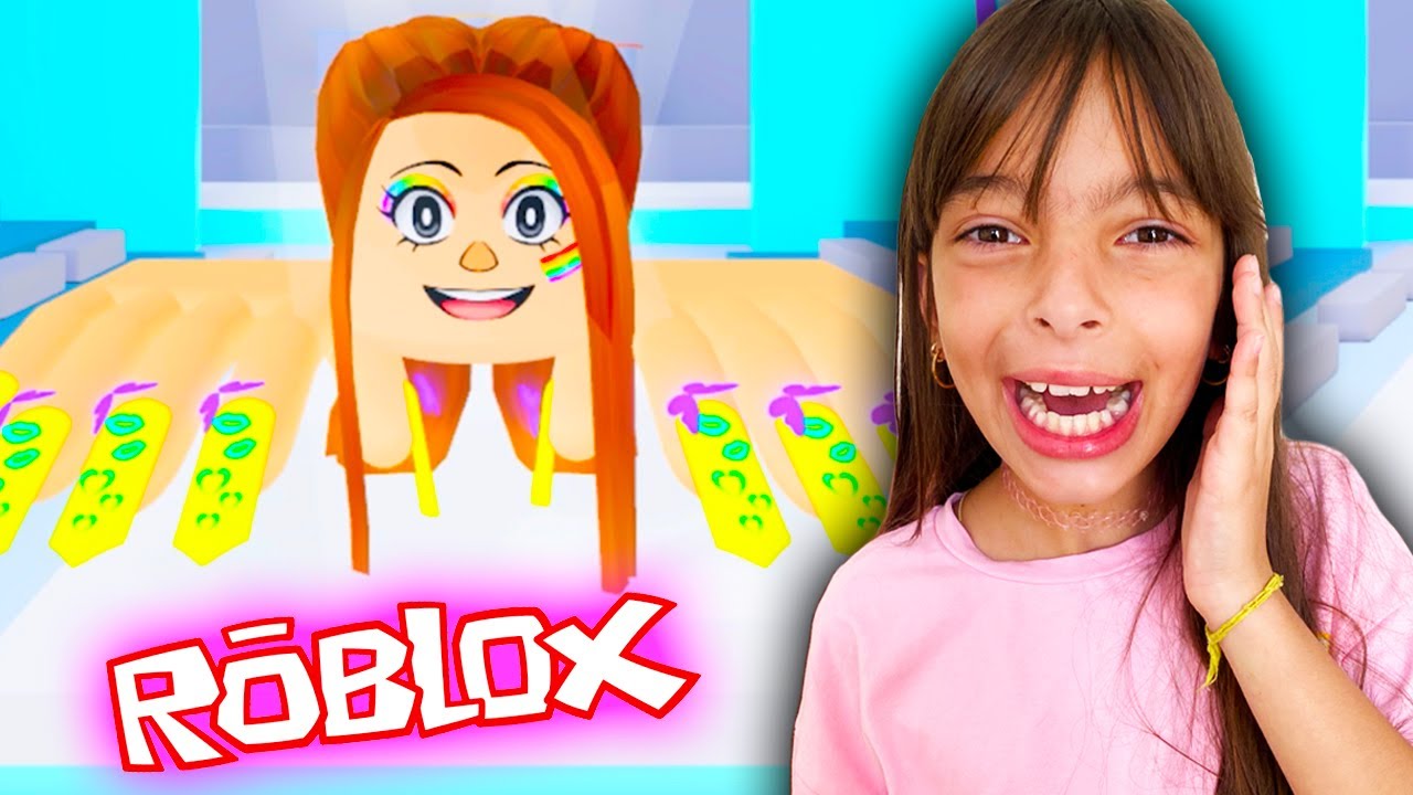 TEMOS UNHAS GIGANTES E DECORADAS 😱 Roblox NAIL SHOW 😍 JÉSSICA GODAR E LAURINHA E HELENA E GABRIEL