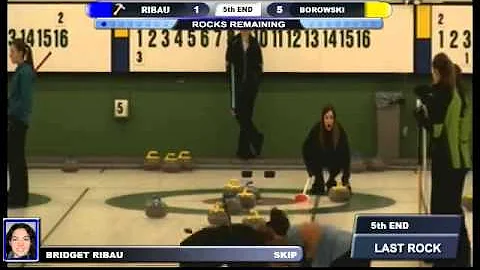 Travelers TCA Junior Curling Spiel: Melissa Borowski vs Bridget Ribau
