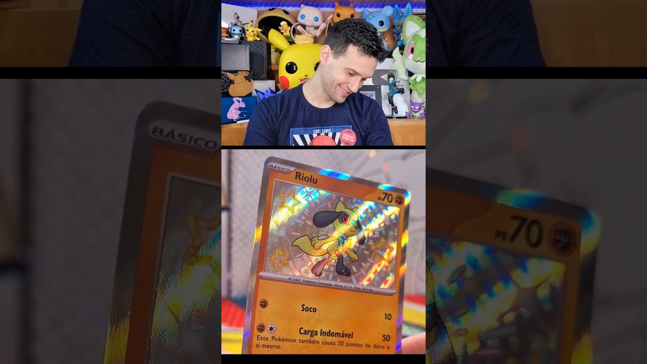 Riolu Shiny! Fazendo Loucuras para completar essa coleção Pokémon #pokemon #cartasraras #pokemoncard