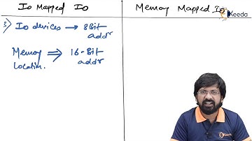 IO Mapped IO and Memory Mapped IO | Microprocessor 8085 | GATE Digital Circuits Logic