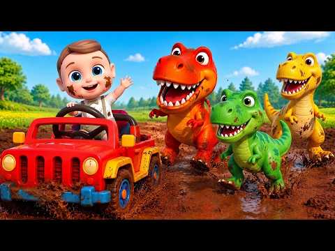 Wheels on the Bus in the Mud | Ten in the Mud Song | Bus Wash Song | Royal Nursery Rhymes