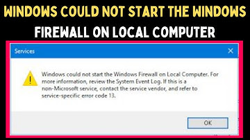 How to Fix Windows Could Not Start the Windows Firewall on Local Computer Error on Windows 11