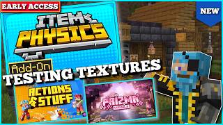 Item Physics &amp; More Add On ¦ Testing Texture Packs ¦ Actions &amp; Stuff ¦ Prizma Vibrant Visuals ¦ Mine