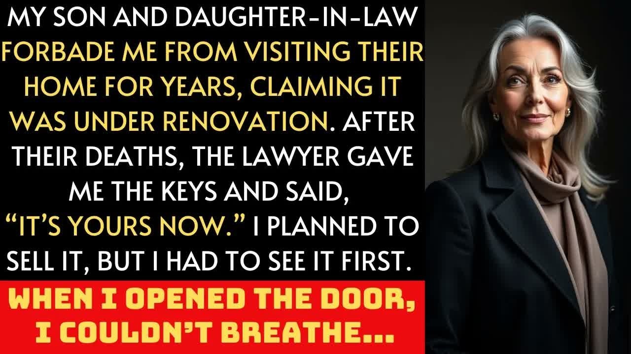 My son and daughter-in-law died with a secret — until i visited the house they forbade me to enter!