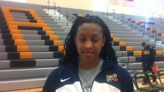 Postgame with Pius XI's Vashti Nwagbaraocha