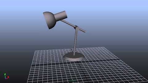 Poly Lamp Maya Playblast