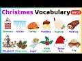 17 - Christmas with Sentences and Pictures - Part 2 - Learn Vocabulary In English