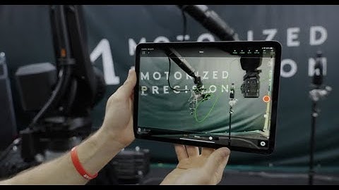 Motion Control App MP AR Demo at CineGear Trade Show