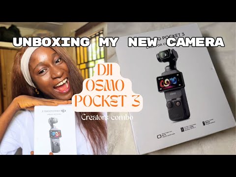 Unboxing my new vlogging camera! DJI OSMO POCKET 3+ ACCESSORIES