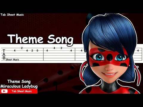 Miraculous Ladybug - Theme Song Guitar Tutorial