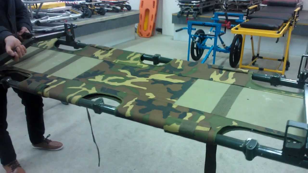 D4 Aluminum Alloy 4 Folding Stretcher