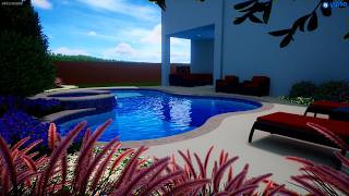 Willow Branch Pools - Preliminary Design for a 32'-0 Freeform Pool and Spa