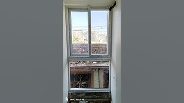 Upvc three track sliding window #Upvc door #Upvc fix window # slim profile sliding #📞7210480038