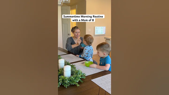 Summertime Morning Routine with a Mom of 8 #morningroutine #morningmotivation #momlife #familylife