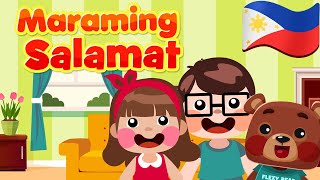 Maraming Salamat Filipino Song Philippines Kids Nursery Rhymes Mga Awiting Pambata