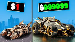 $1 to $1,000,000 Batmobile in GTA 5