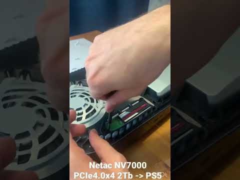 Netac NV7000 PCIe 4.0x4 2Tb с AliExpress на PS5 вместо USB 3.0 HDD 2Тб #ps5 #playstation #netac #ssd