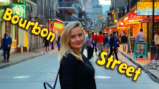 Новый Орлеан и его невероятная Bourbon Street! 🤩 Что это за город и что в нем необычного?