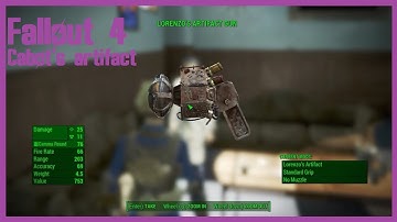 Fallout 4 - Killing Lorenzo Cabot and getting Lorenzo Artifact gun