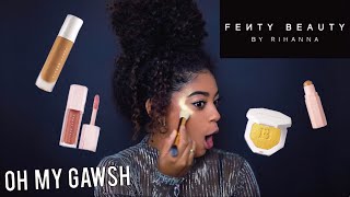 FENTY BEAUTY BY RIHANNA | FULL FACE   REVIEW | jasmeannnn