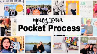 Project Life Process: Late June spread and insert 2025 @mercytiara